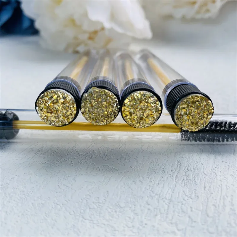 10 pz Riutilizzabile Ciglia Pennello Tubo per Estensione Ciglia Usa E Getta Mascara Bacchette Sopracciglio Applicatore Pennello Ciglia Pennelli — image 14