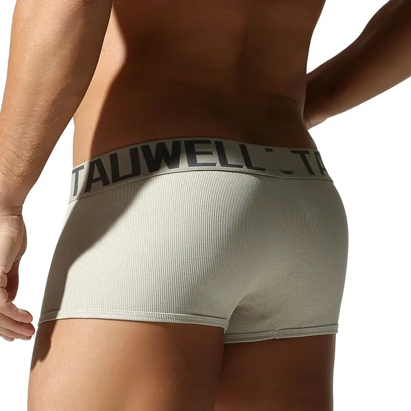 Erkek İç Giyim, Yüksek Kaliteli Boxer Şort, Düz Renk, Yüksek Elastikiyet, Slim Fit, Nefes Alabilir