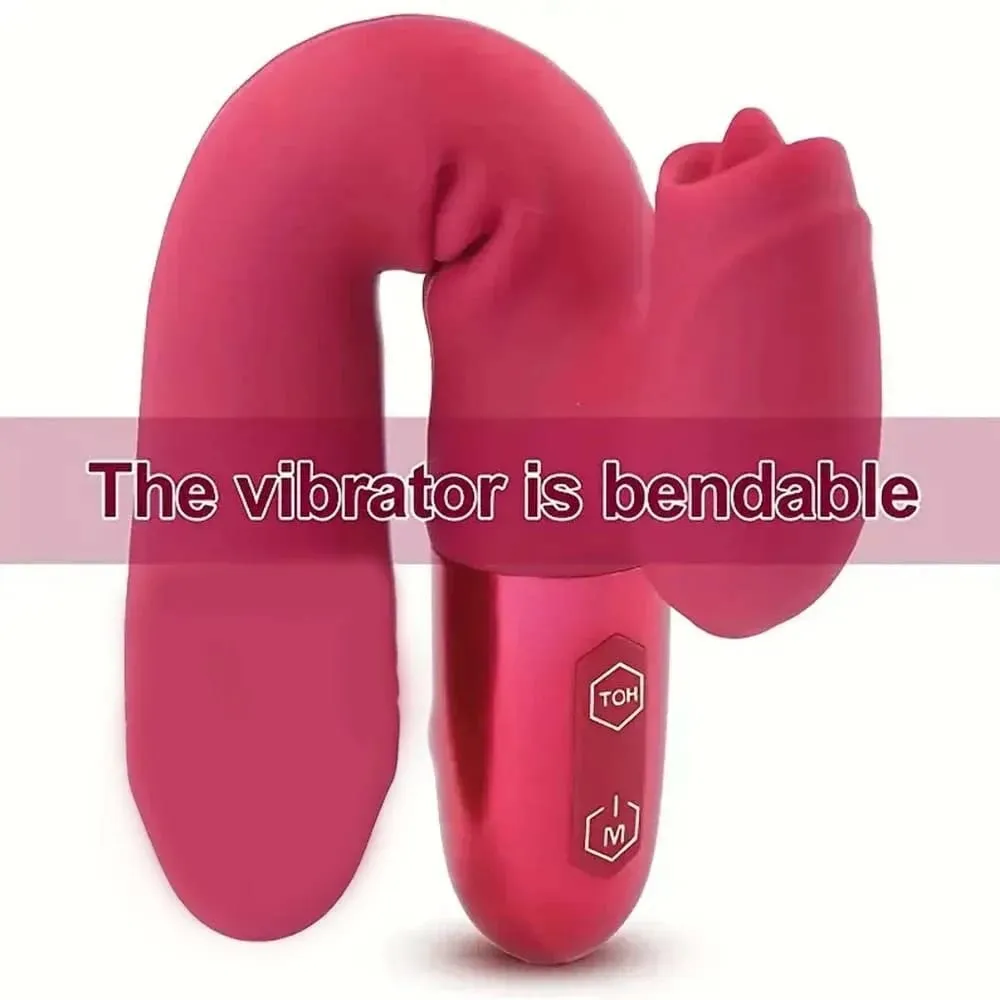 Powerful Vibrator for Women with Tongue Licking Clitoris Stimulator Female Masturbation G Spot Dildo Adults Goods Sex Toys 18+ — image 5