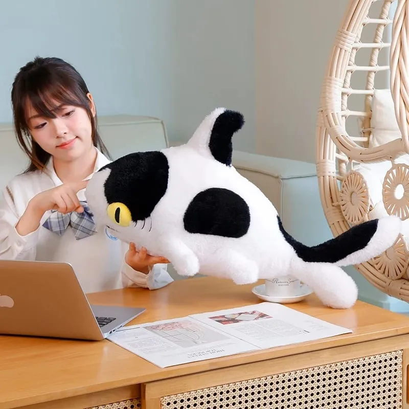50/70 ซม.จำลอง Shark หมอน Plush วัวพิมพ์ Fluffy Decompression Cushion Home Decor การถ่ายภาพ Prop วันหยุดของขวัญ — image 4