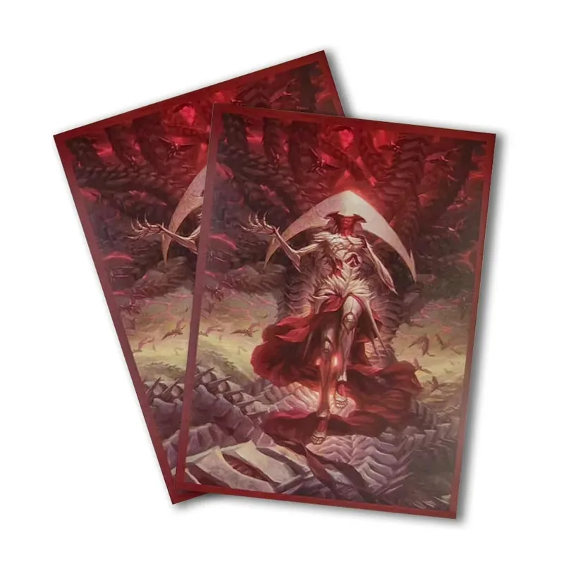 60 Stück 66 x 91 mm Kunstkartenhüllen, Brettspielkartenschutz, kompatibel mit PKM/MTG/PTCG-Kartenschutz, bestes Geschenk für Freunde