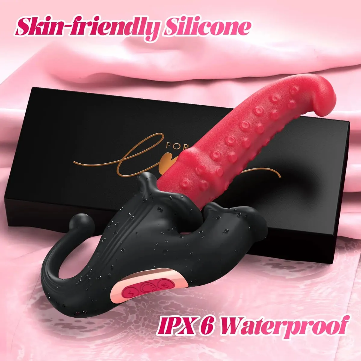 Výkonný Thrusting Lilicking Vibrator G Stimulátor klitorisu Vibrační vaginální masážní přístroj Sexuální hračka pro dospělé pro ženy pro páry — image 6