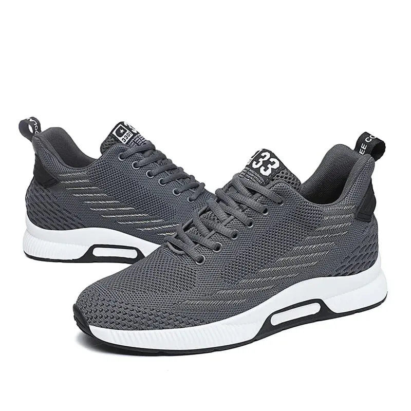 New Sneakers Man Elevator Shoes Height Increase Shoes for Men Insoles 8CM Mesh Breathable Sports Heightening Footwear Tall Shoes — image 10
