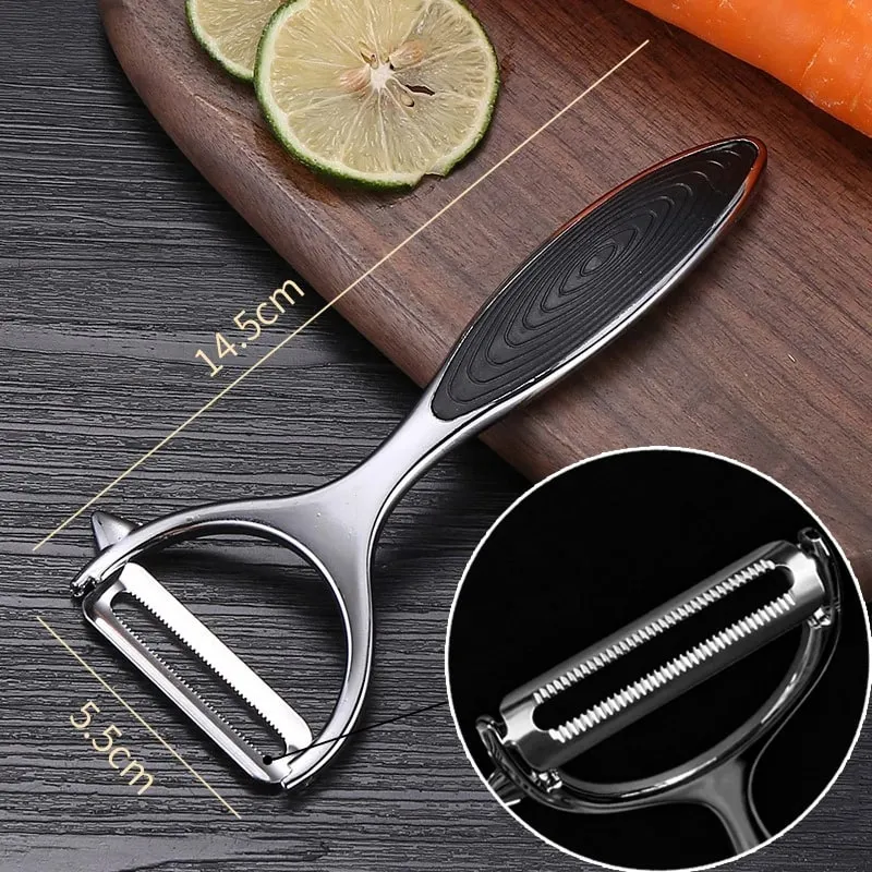 Stainless Steel Fruit Vegetable Tools Vegetable Peeler Potato Peeler Kitchen Accessories Non-slip Handle SGGJ001 — image 14