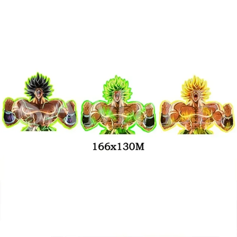 Anime 3D Lenticular Sticker Goku Vegeta Waterproof Decals for Car Refrigerator Skateboard Etc.kid's Gifts