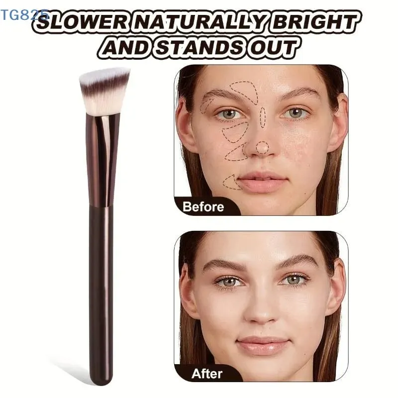 4/5/6/pcs Professional Makeup Brush Set Portable Travel Dual-Ended Multifunctional Makeup Tools Set Foundation Brush Blusher — image 4