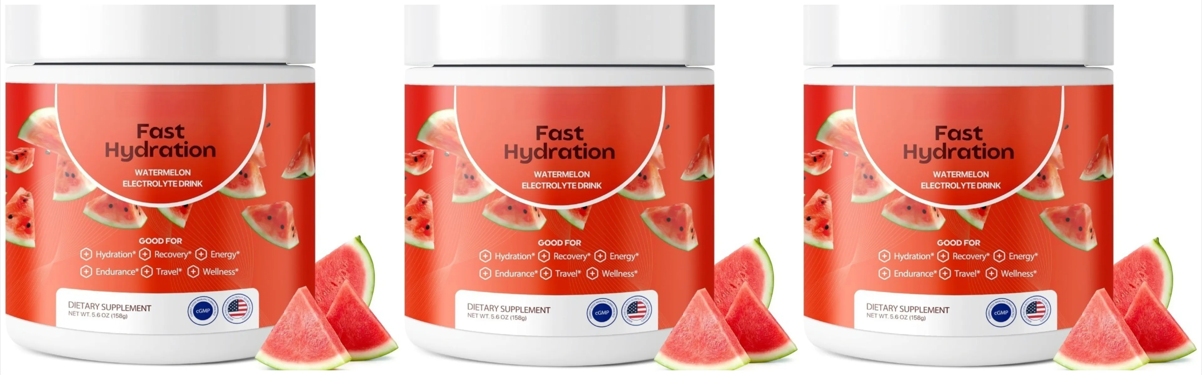 Bổ sung chất điện giải Hương dưa hấu Hỗn hợp hydrat hóa không đường với Natri Kali Magiê Canxi Bình du lịch — image 9