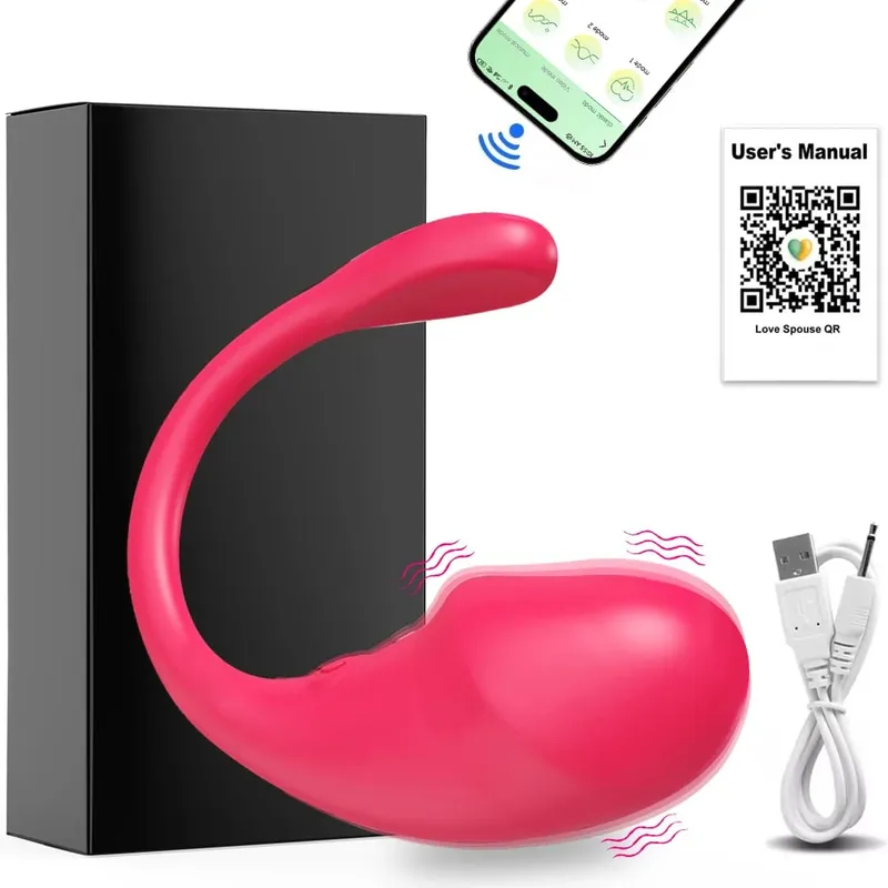 Gode vibrateur sans fil Bluetooth pour femmes, œuf d'amour, contrôle par application, stimulateur de Clitoris, point G, culotte féminine, jouets sexuels pour adultes — image 8