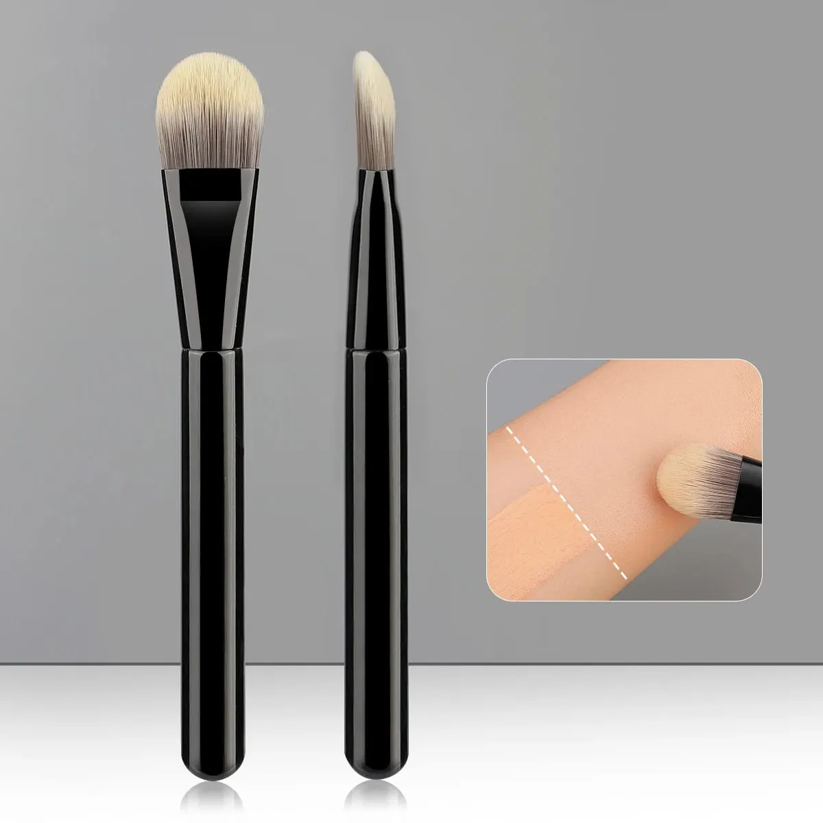 Profesionální štětec na podkladový make-up 47 Broom Head Liquid Foundation Shadow Concealer Štětce Ženy Face Base Makeup Beauty Tools — image 1