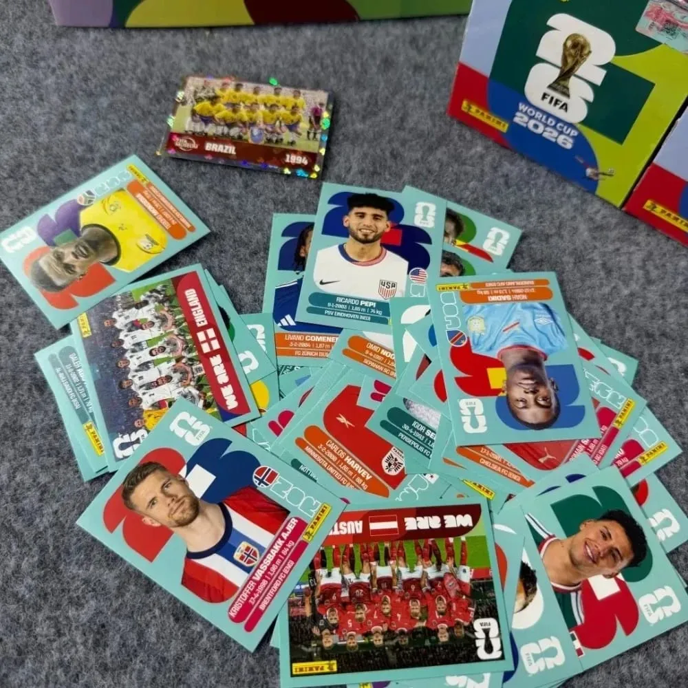 Boîte d'autocollants et album autorisés pour la Coupe du Monde de la FIFA 2026, cadeau souvenir de football indispensable pour les amateurs — image 6
