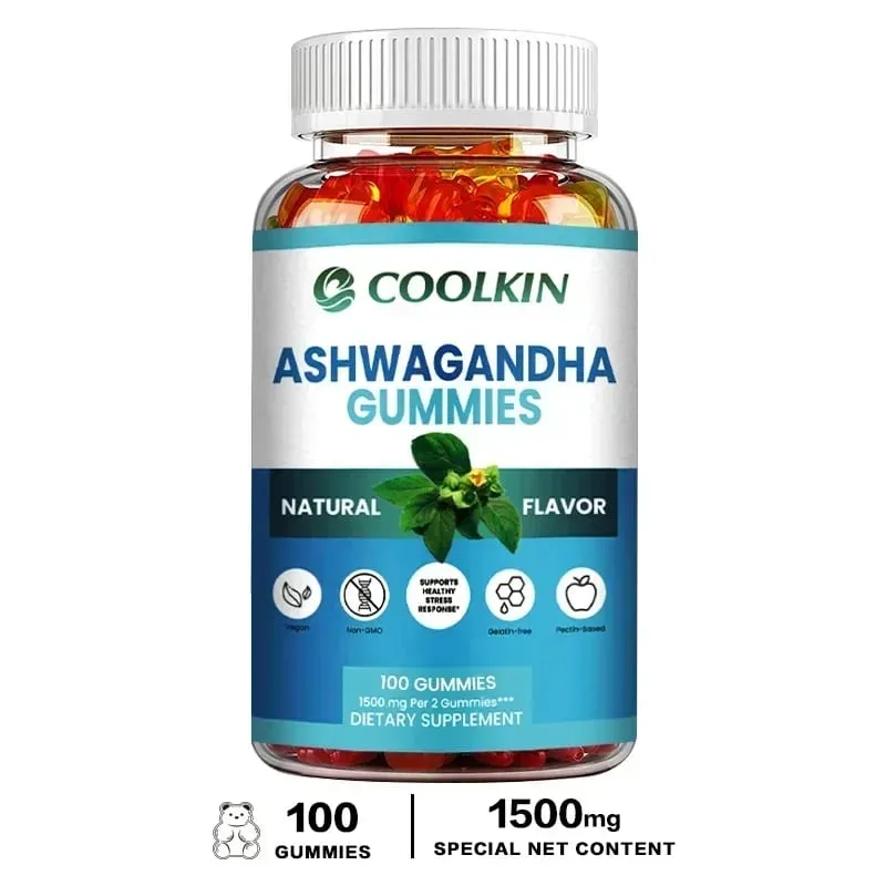 Gummies Ashwagandha - บรรเทาความเครียดปรับปรุงความเข้มข้นส่งเสริมสมองและสมดุลพลังงานและปรับปรุงสุขภาพการนอนหลับ — image 9