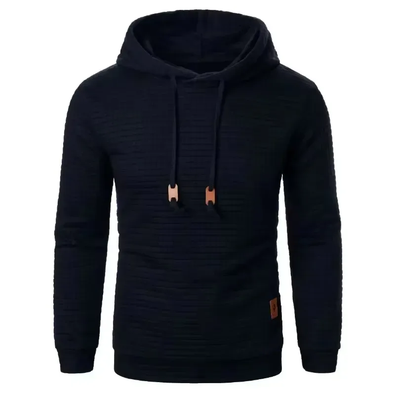 Chaud hommes couleur unie sweat à capuche décontracté surdimensionné sweat-shirt avec fermeture éclair jumelé sweats à capuche et vestes à capuche femmes homme sweats — image 4