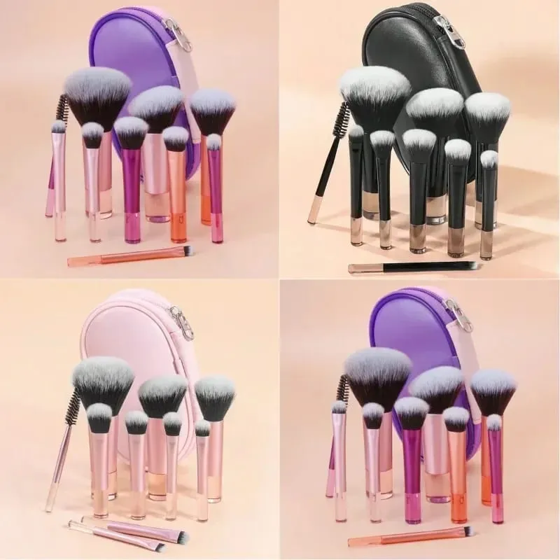 10 pezzi/borsa Mini set di pennelli per trucco ombretto in polvere fondotinta fard frullatore correttore strumenti per trucco di bellezza pennello professionale — image 2