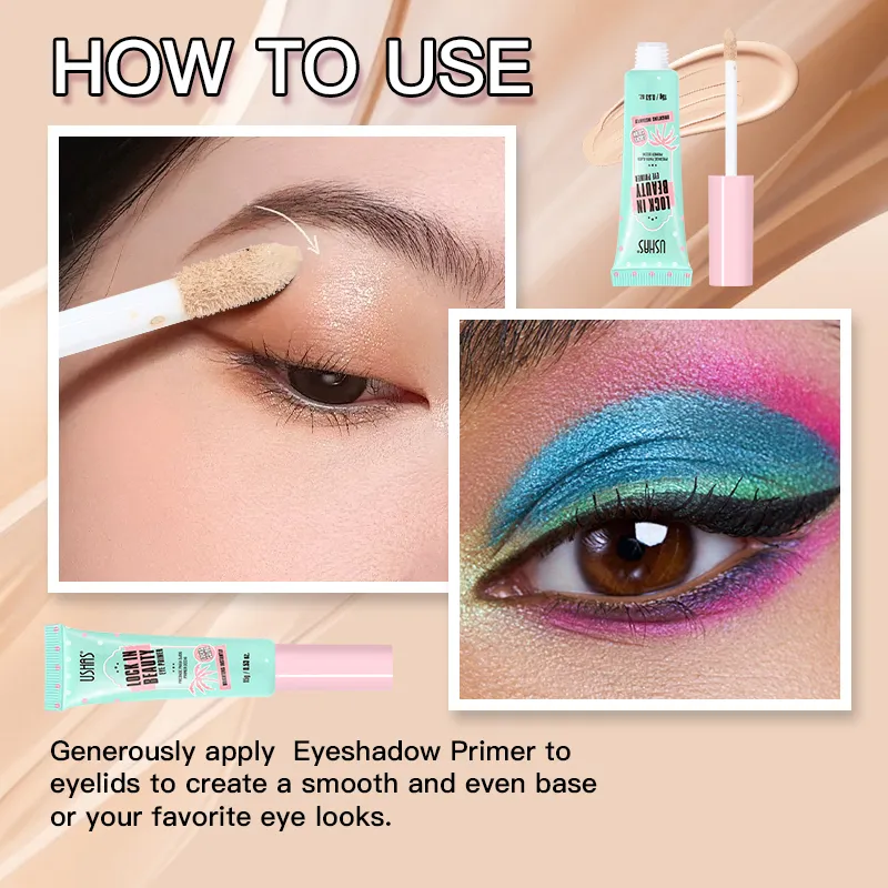 Lock In Beauty Eyeshadow Primer Long Lasting Smudge Proof Brighten Eye Color Smooth Base Invisible Eye Makeup Primer — image 4