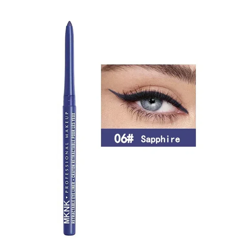 Crayon Eyeliner Gel noir imperméable, 8 couleurs, résistant aux taches, longue durée, maquillage pour les yeux adapté aux débutants, stylo à haute teneur en pigments — image 13