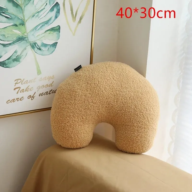 New Nordic Ball Solid Color Cushion Stuffed Flower Plush Pillow for Sofa Waist Office Cushion Kid Toy Gifts Home Decoration — image 19