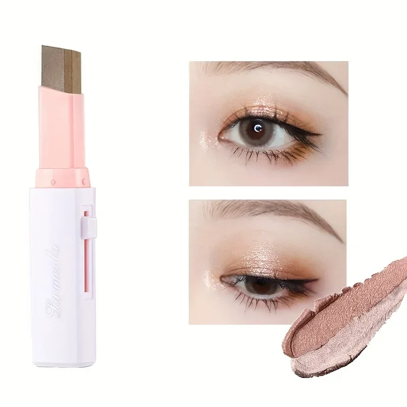 Dobbeltfarvet øjenskyggestift Perleskinnende øjenskygge Blyant Glitter Liner Highlighter Flerfarvet øjenskygge Øjenmakeup Kosmetik — image 8