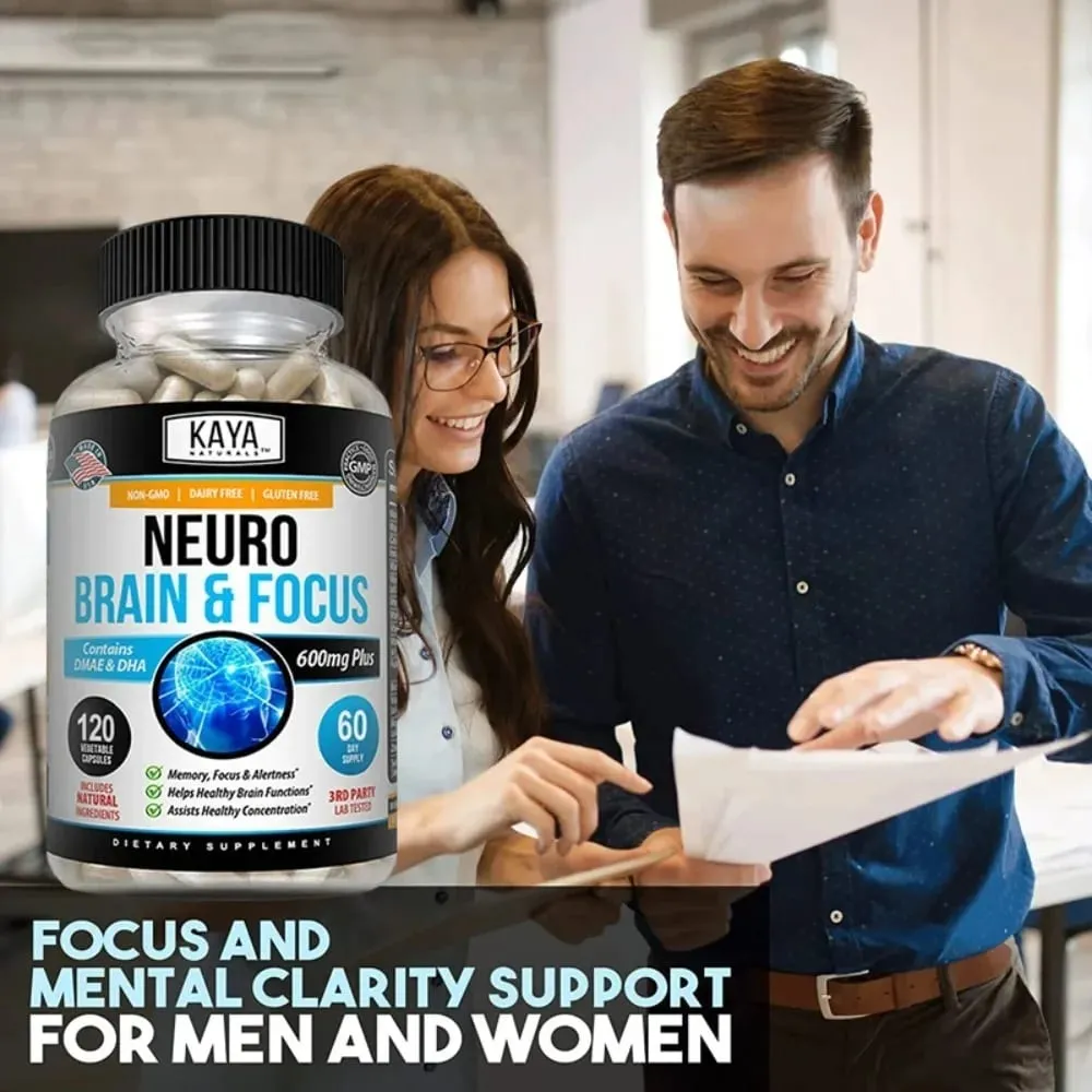 Neuro Brain for Memory & Focus - Nootropic Brain Support Supplement Focus & Concentratie & Cognitieve Functie — image 3