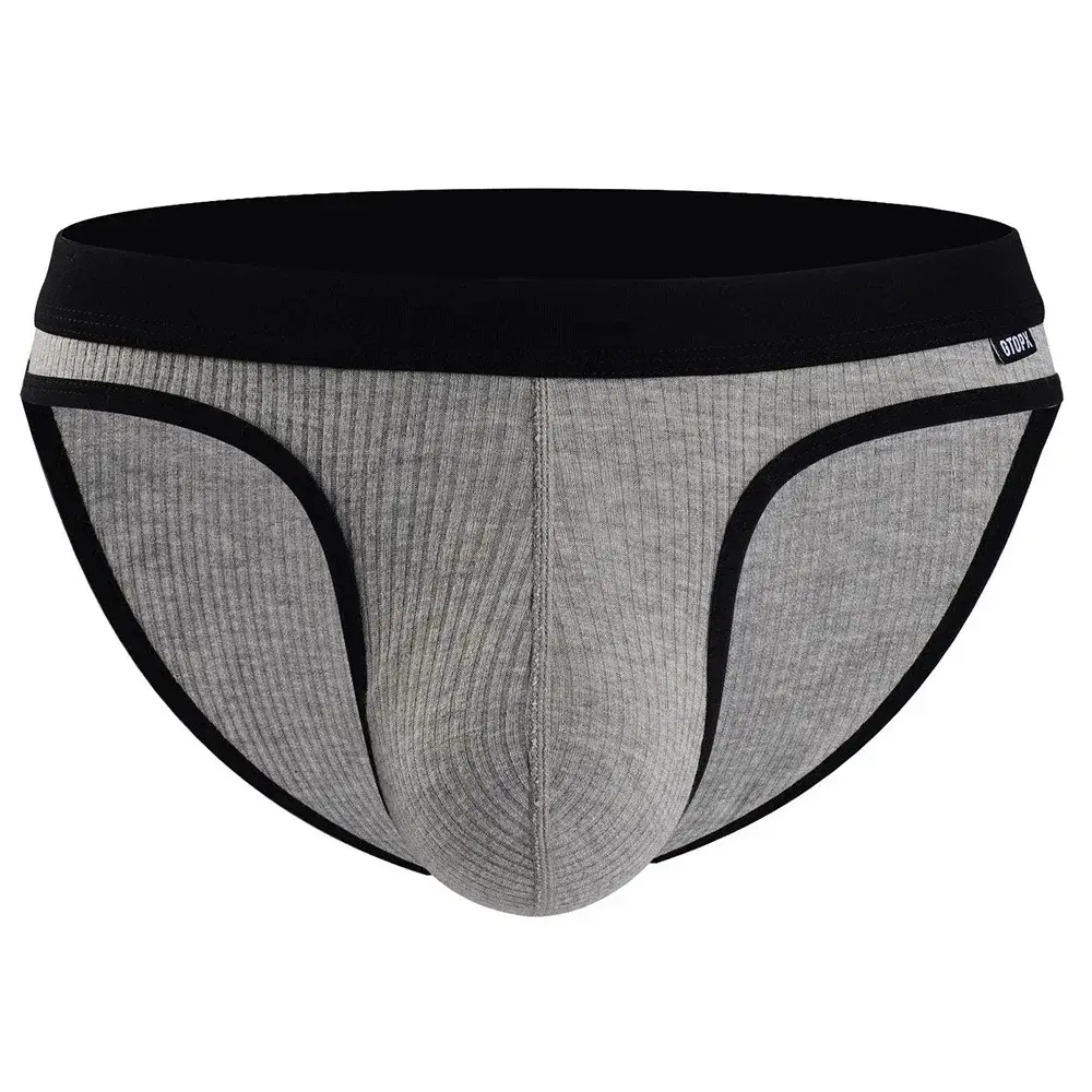 Men's Briefs Pouch U Convex Briefs Men's Underwear Modal Soft Brief Absorbent Elastic Male Shorts Breathable Underpants MU094