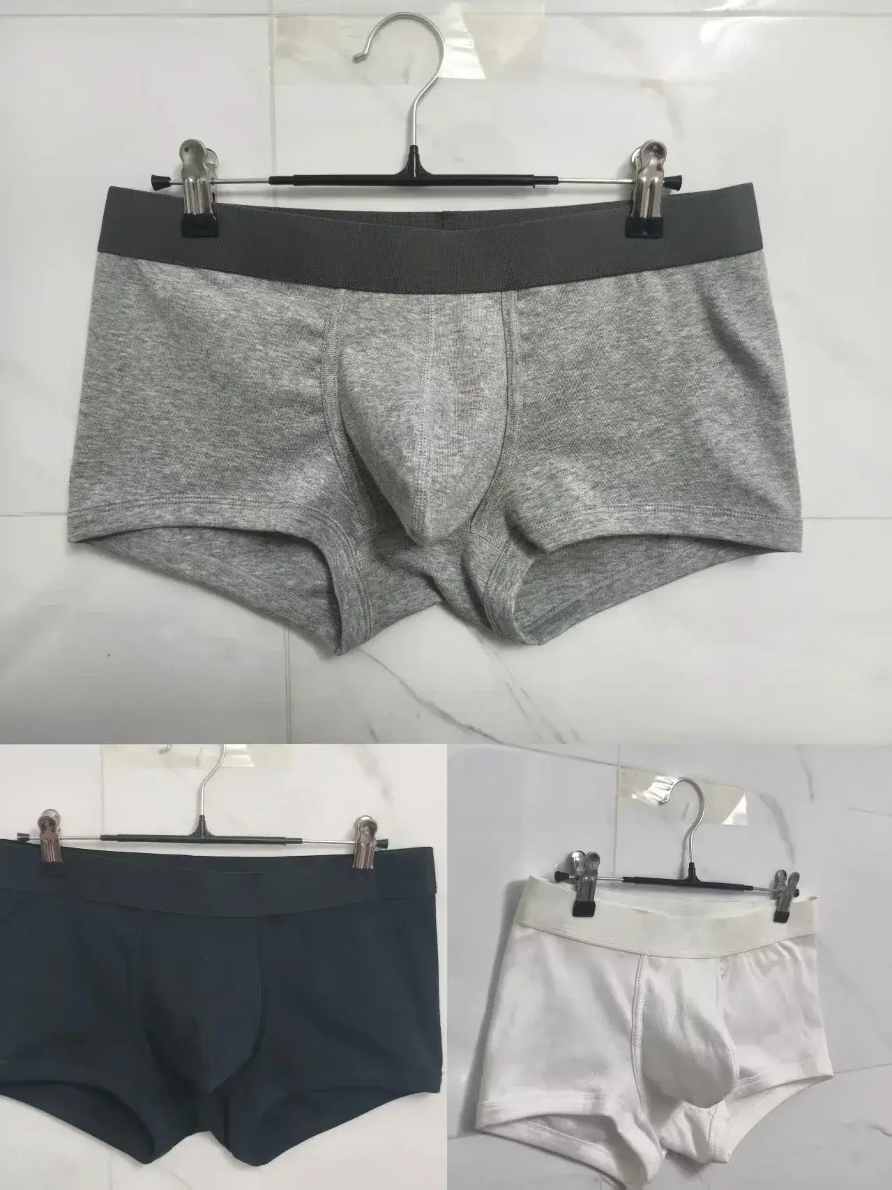 Mens Extra Larger Pouch Premium Cotton Boxer Briefs Super Breathable Underwear Sexy Comfortable Trunks Soft Hot Selling 2026 New — image 13