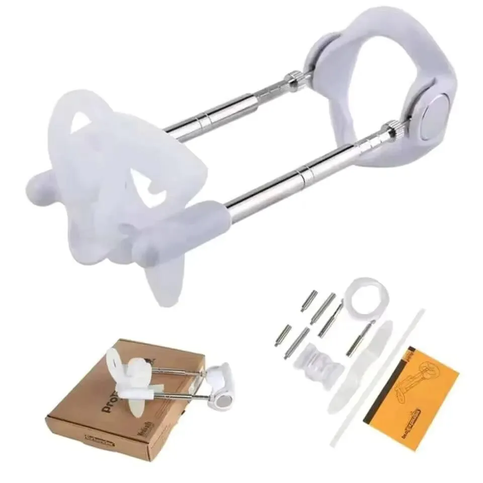 Male Growth Up Bigger Penis Extender Enlargement System Stretcher Enhancement Stretch Clamp Traction Device Portable Sport Train