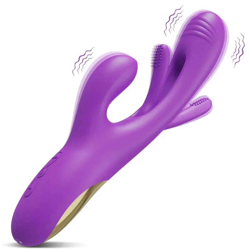 Lapací poklepávací vibrátor pro ženy Stimulátor klitorisu bodu G Dildo Vibrační masážní přístroj na bradavky vagíny Dámské pohlaví Tos Zboží pro dospělé