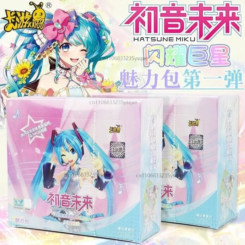 Oryginalna karta Hatsune Miku pierwsza seria pakietów animacja kolekcja gier karta SE peryferyjne zabawki dla dzieci dziewczyna prezenty — image 1