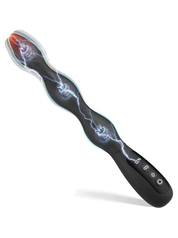 Anal Plug Elektrische Schock Prostata-massagegerät Intelligente Heizung Butt Plug Weibliche Masturbator Anal Bead Erotische Sex Spielzeug für Paar
