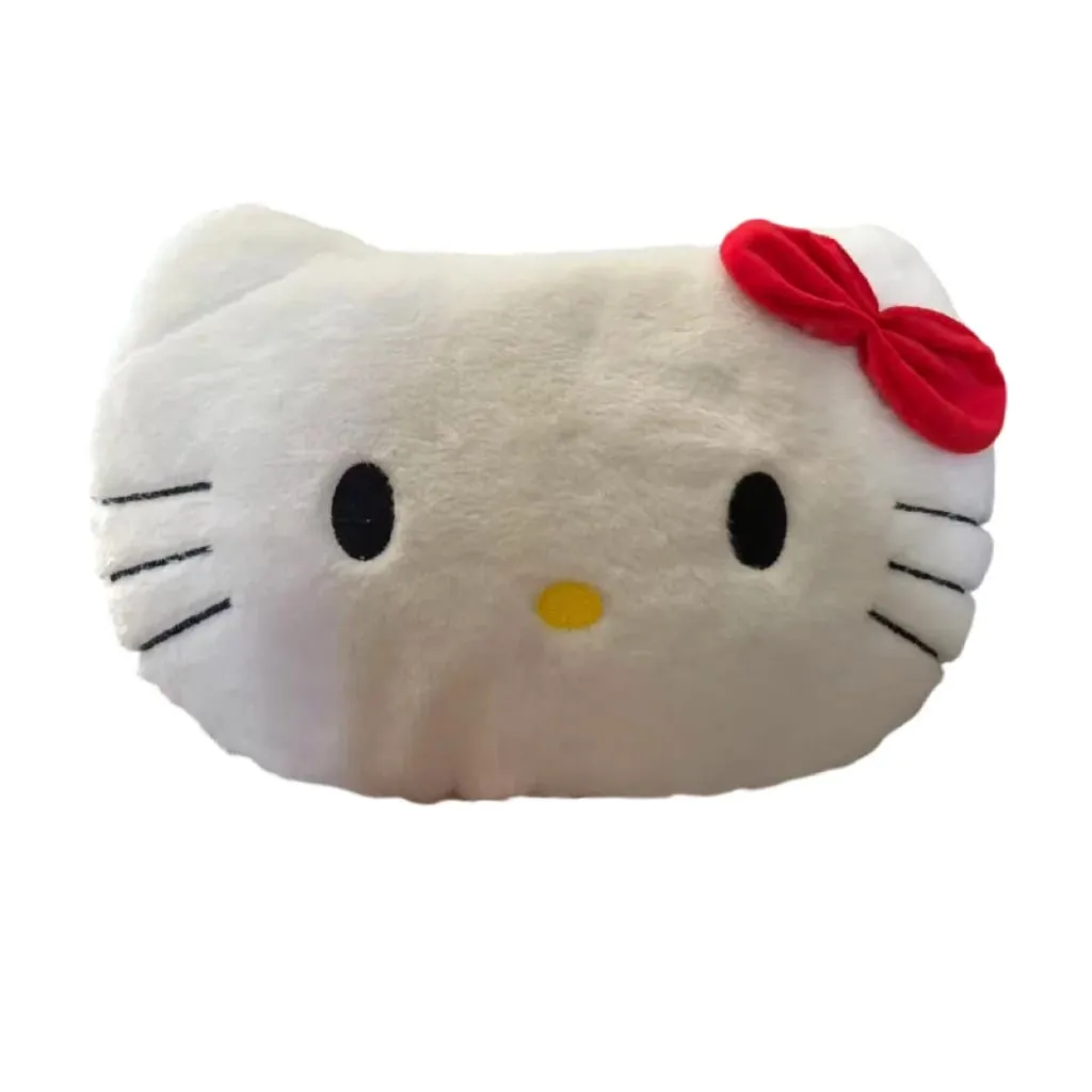 *Anime Sanrio Hello Kitty Cute Cartoon Head Plush Pillow Sofa Bedside Cushion Car Cushion Nap Pillow Birthday Gifts for Girl
