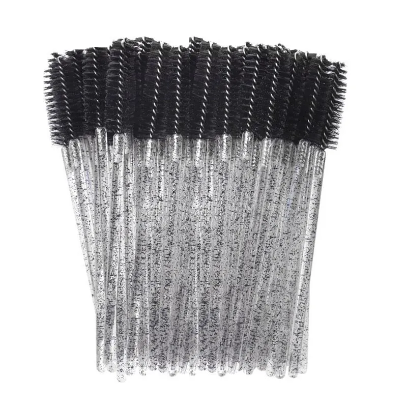 Berus Mikro 50/100pcs baharu untuk Berus Bulu Mata Berus Spoolie Kristal Sikat Kening Alat Kecantikan Solek untuk Bulu Mata HZS24 — image 1