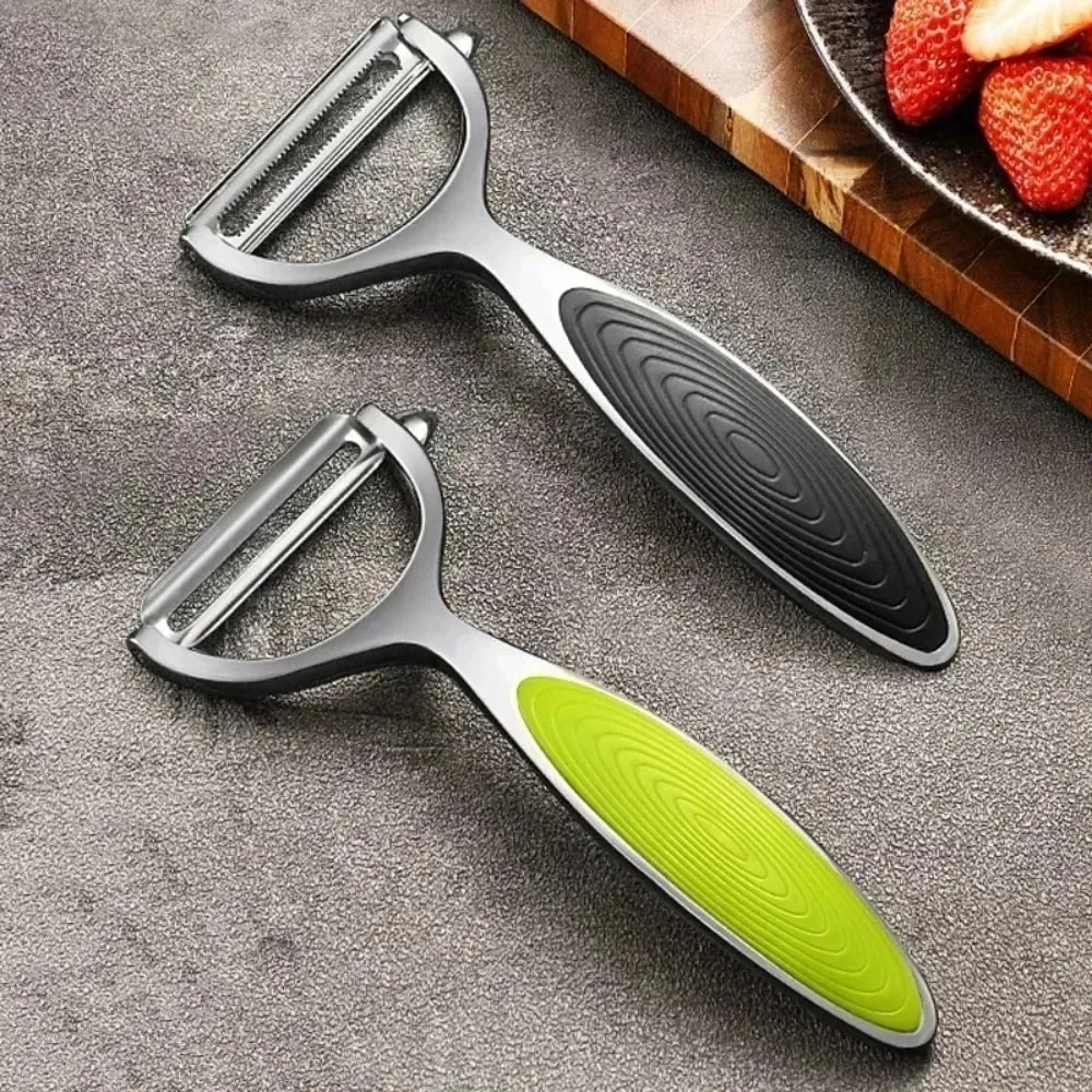 304 ステンレス鋼野菜の皮むき器ジャガイモの皮むき器多機能ニンジンおろし金フルーツツールキッチンアクセサリー料理 Pelador — image 5
