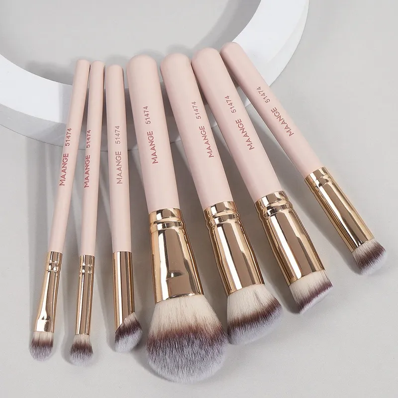 7 stks/set Make-up Kwasten voor Cosmetische Foundation Poeder Concealer Blush Brush Blending Zachte Haren Beauty Tools