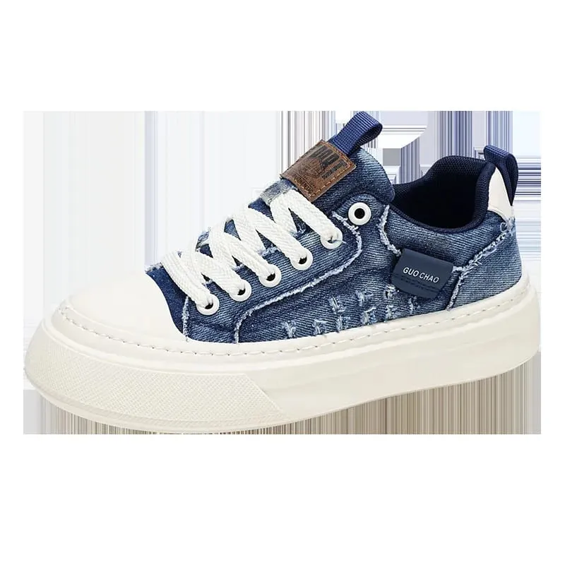2026 ใหม่หนา Soled Non-SLIP Breathable Casual LOW TOP ผ้าใบรองเท้าสำหรับชายอเนกประสงค์แนวโน้มความสูงเพิ่มรองเท้าผ้าใบ — image 6