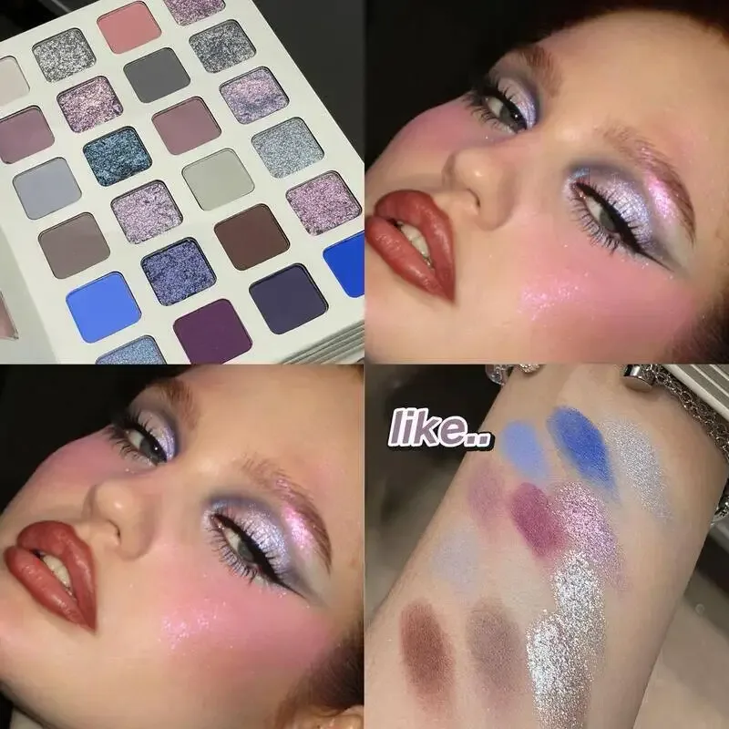 78 Colors Professional Eyeshadow Palette Book Design All In One Makeup Set Shimmer Matte Highlighter Contour Blush Lip Gloss Cos