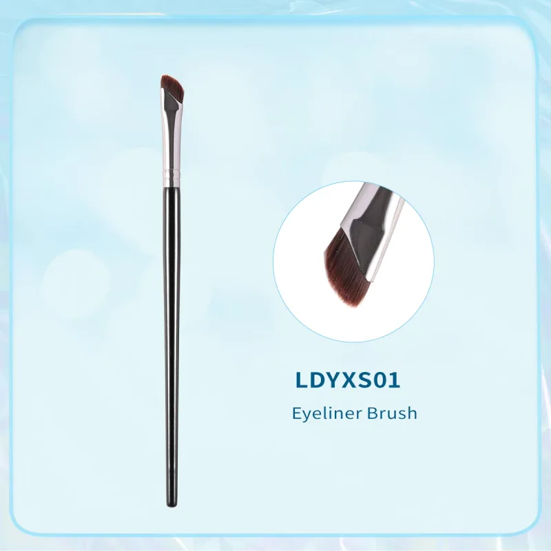 Ovw novos pincéis de maquiagem cabo preto macio macio sombra fundação corretivo mistura blush escova cosméticos ferramenta beleza — image 19