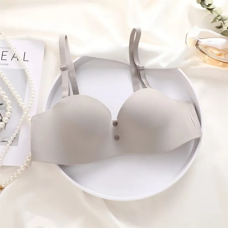 Seamless Sexy Bras Women Invisible Brassiere Adjustable Push Up Bras Female Comfortable Underwear Laides Solid Color Lingerie — image 8