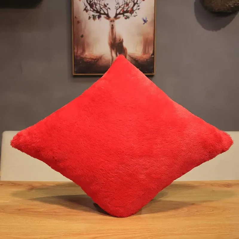 Creative Poker Card Plush Pillow Stuffed Red Heart Diamond Black Spade Club Soft Decorate For Sofa Chair Bed Man Gift — image 8