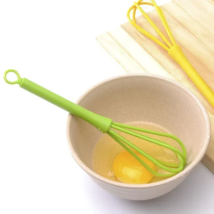Küche Zubehör Ei Hand Mixer Schneebesen Kunststoff Kochen Werkzeuge Creme Backen Mehl Mixer Ei Werkzeug küche Gadgets 1PC — image 3
