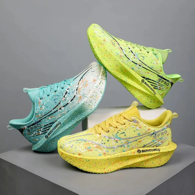Scarpe da corsa da uomo per maratona Scarpe casual comode e leggere traspiranti da uomo Sport da corsa con comfort basso e resistente all'usura — image 2