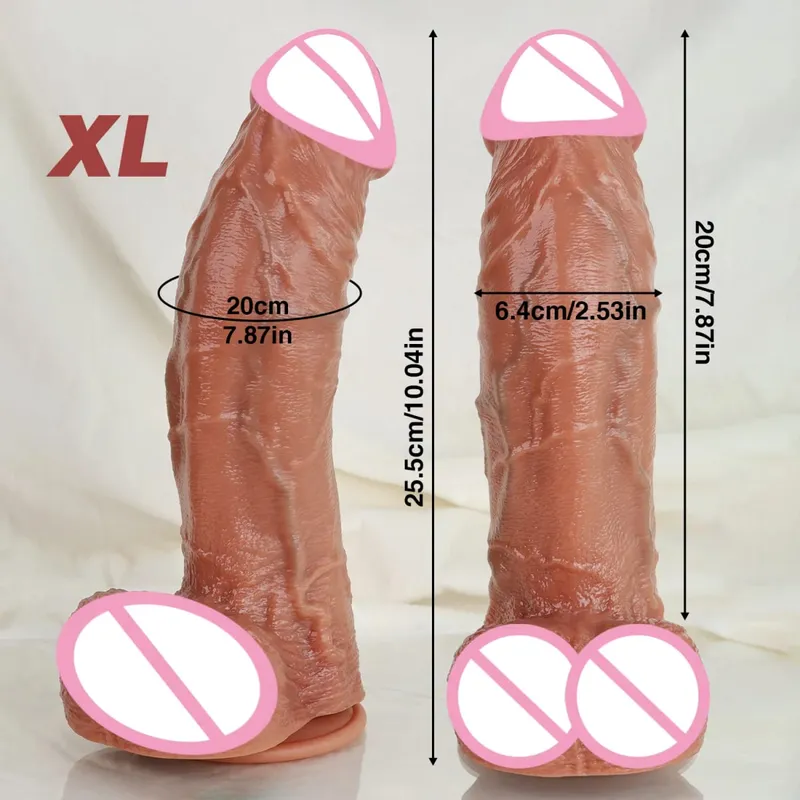 Gode réaliste en Silicone doux et épais, énorme pénis pour femme, masturbation, homme, jouets sexuels anaux, ventouse, gros gland — image 8
