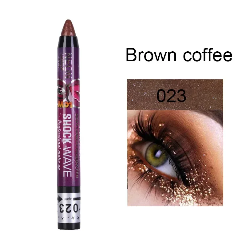2 In 1 Eyeshadow Lipstick Stick Pencil Waterproof Glitter Matte Eye Shadow Makeup Pigment Eyeshadow Pen
