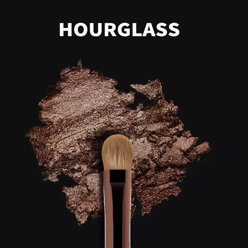 Ensemble de pinceaux de maquillage sablier, 10 pinceaux de maquillage pour le visage, doux et pratiques, correcteurs de fard à paupières, stuc, toilettage — image 3