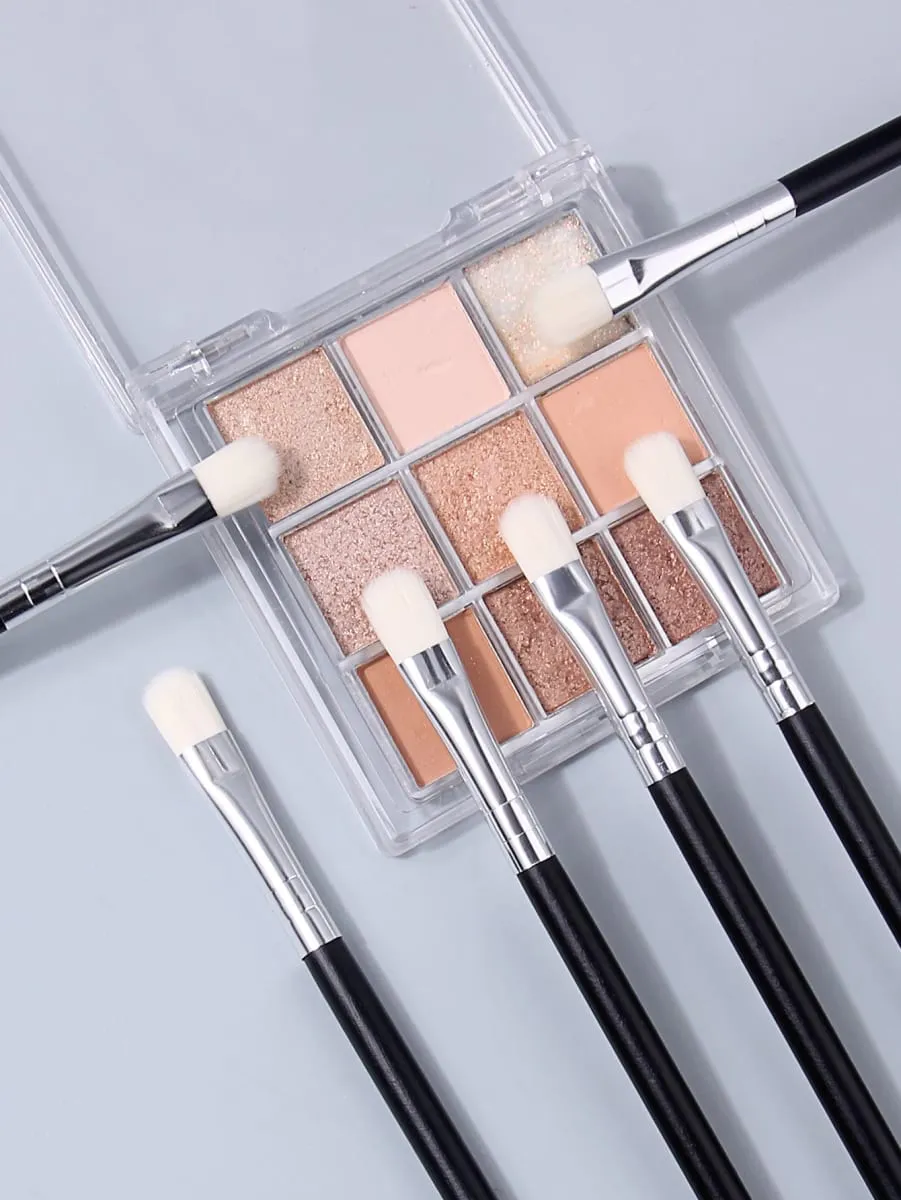 Set di pennelli per trucco occhi da 6 pezzi Pennello sintetico morbido per ombretto per sfumare l'ombretto Strumento cosmetico di bellezza quotidiano — image 5