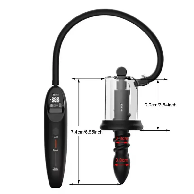Vibrazione elettrica Succhiare Ano Bocciolo di rosa Pompa Vibrante Butt Plug Ventosa Ventosa Massaggiatore della prostata Giocattoli del sesso anale maschile per gli uomini Strumento — image 8