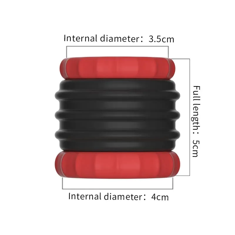3pcs Male Penis Lock Cock Ring Set Erection Delay Time Ejaculation Penis Ring Enlargement Ball Stretcher Sex Toy for 18+ Big Man — image 8