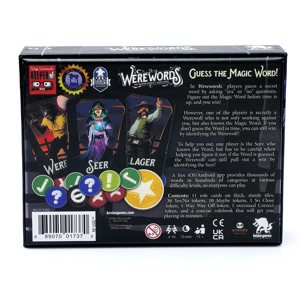 Werewords Board Game Fun for Families Engaging Social Deduction Great for Families Party Game for Word Game — image 4