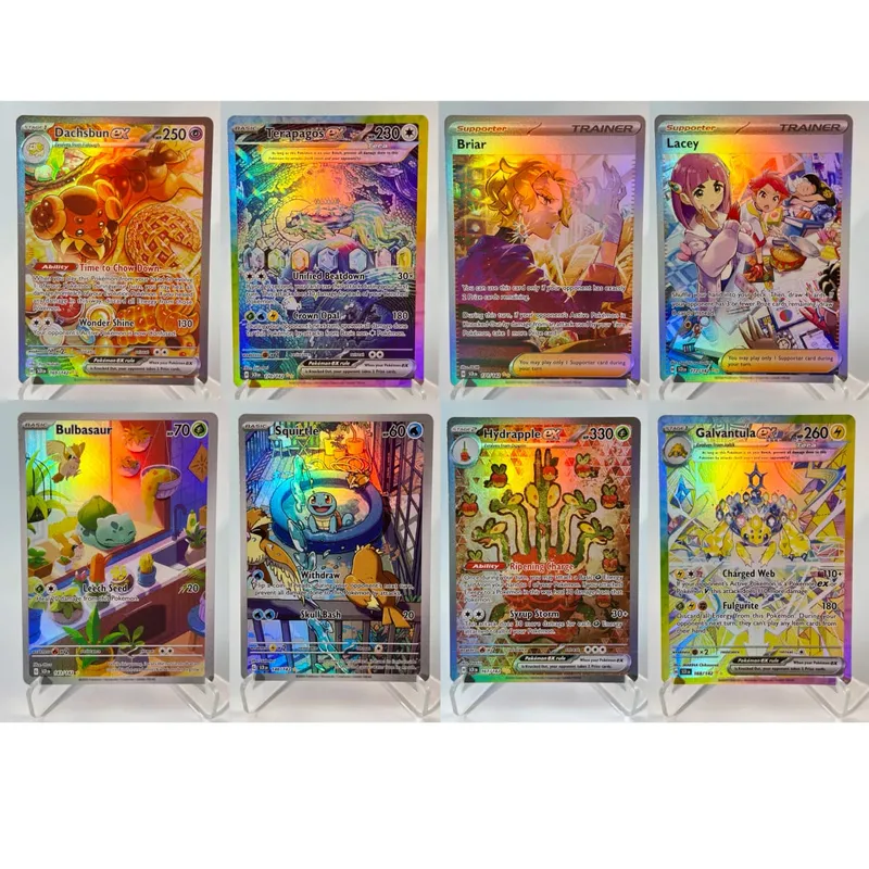Juego de Base de tarjetas PKM, chispas emergentes, paquete PTCG123 GX, arcoíris holográfico Ex GX, colección poco común, juguetes de batalla, regalos para pasatiempos — image 11