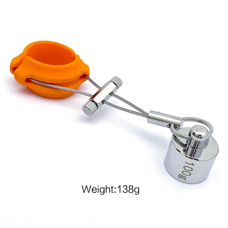 Entrenador de pene, ejercicio de soporte de peso para testículos, peso ajustable, entrenamiento de fuerza, juguete sexual, juguetes para hombres adultos