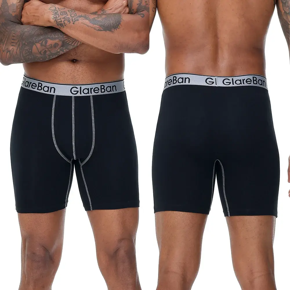 5pc Set Mid-Long Random Cotton Boxer Shorts Men Underwear Male Underpants for Men Boxershorts Slips Soft Panties Brand Briefs — image 4