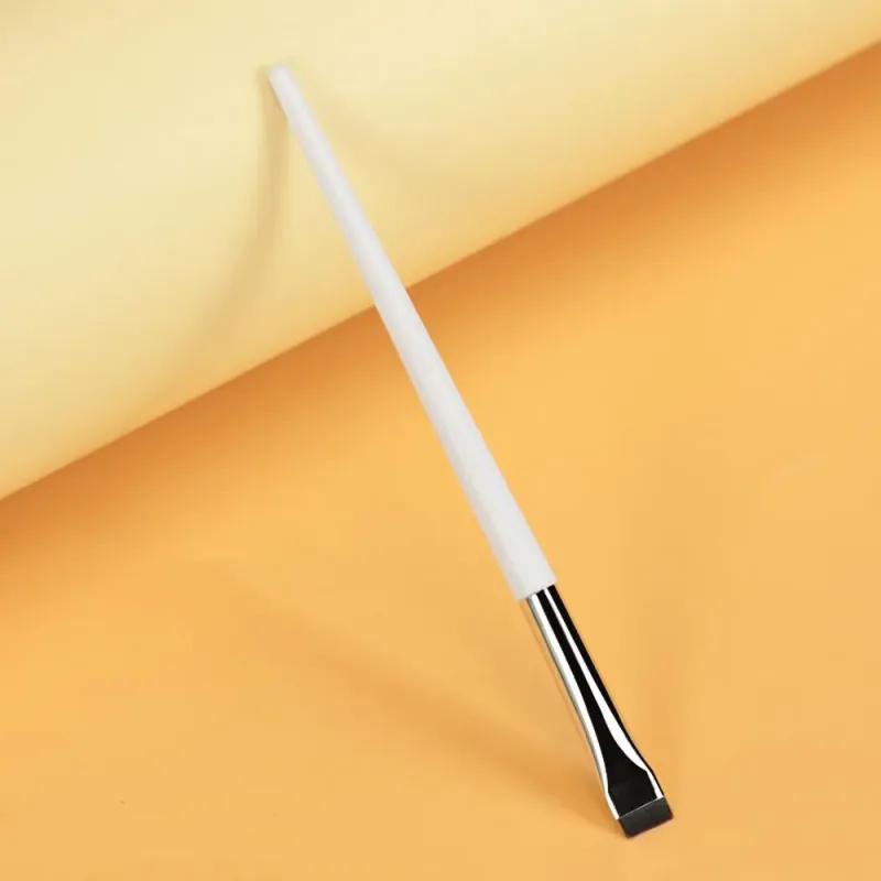 Make-up Tool Šikmý kosmetický štětec Plochý štětec na tužky na obočí Štětec na obočí Čepel štětce na make-up Štětečky na jemné oční linky šikmé